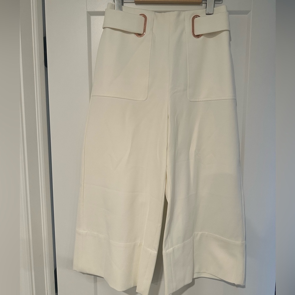 Ted Baker Cream Wide Culottes